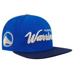 Golden State Warriors Pro Standard Legacy Snapback Hat Royal/Navy - NBA