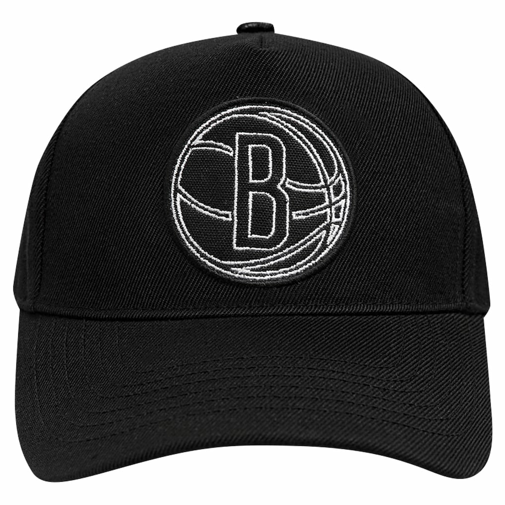 Brooklyn Nets Pro Standard Paint the City Pinch Front Snapback Hat Black - NBA