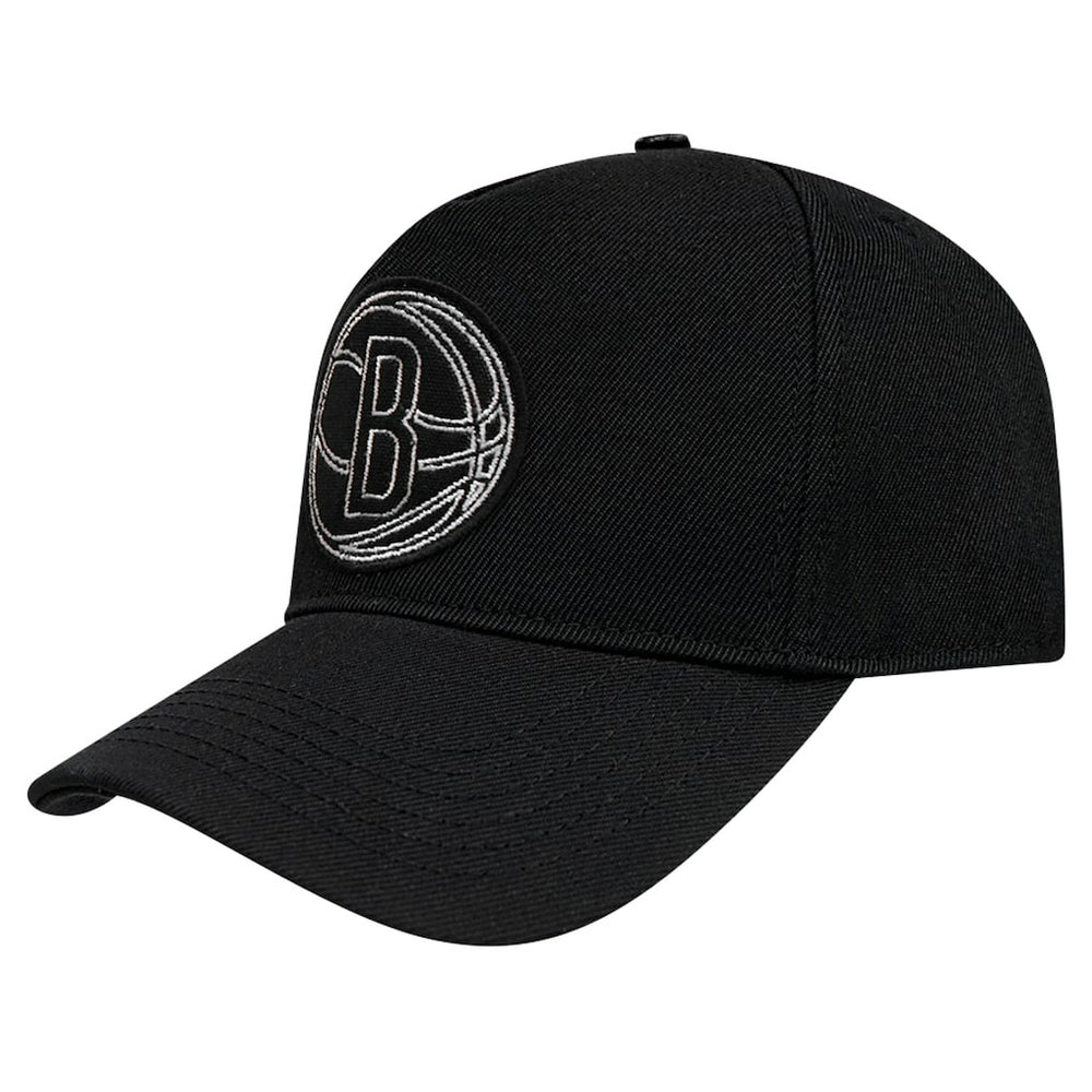 Brooklyn Nets Pro Standard Paint the City Pinch Front Snapback Hat Black - NBA