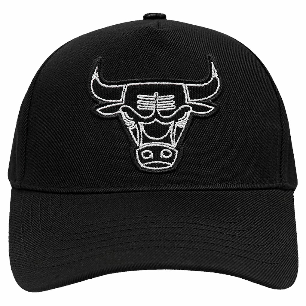 Chicago Bulls Pro Standard Paint the City Pinch Front Snapback Hat Black - NBA