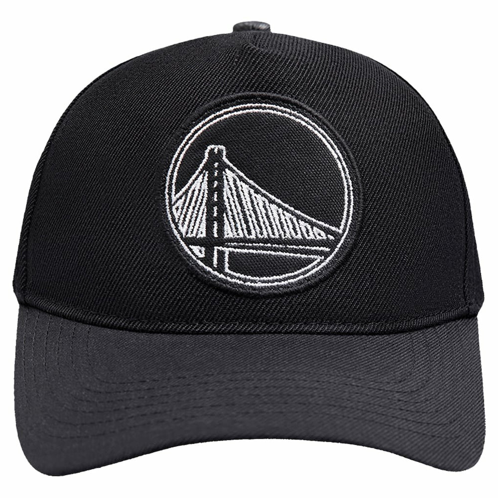 Golden State Warriors Pro Standard Paint the City Pinch Front Snapback Hat Black - NBA
