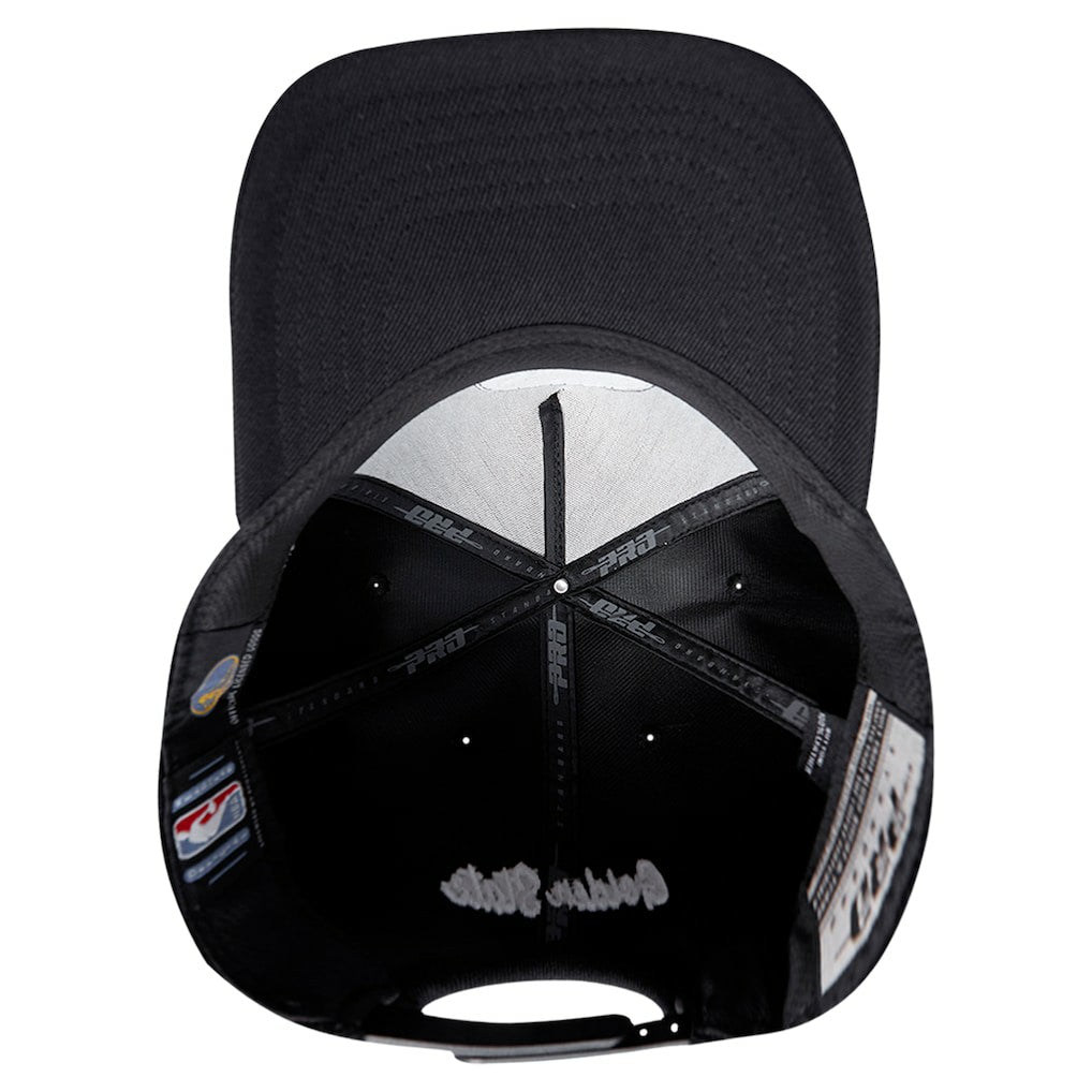 Golden State Warriors Pro Standard Paint the City Pinch Front Snapback Hat Black - NBA