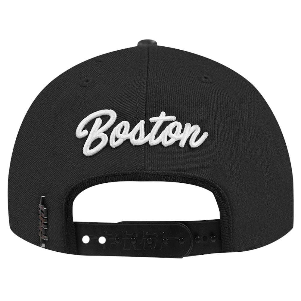 Boston Bruins Pro Standard Paint the City Pinch Front Snapback Hat - Black - NHL