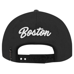 Boston Bruins Pro Standard Paint the City Pinch Front Snapback Hat - Black - NHL