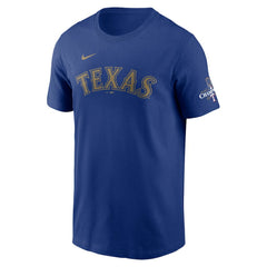 Texas Rangers Nike 2024 Gold Collection Wordmark T-Shirt - MLB