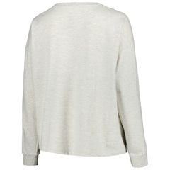 Atlanta Braves Profile Women's Plus Size French Terry Pullover Sweatshirt - MLB