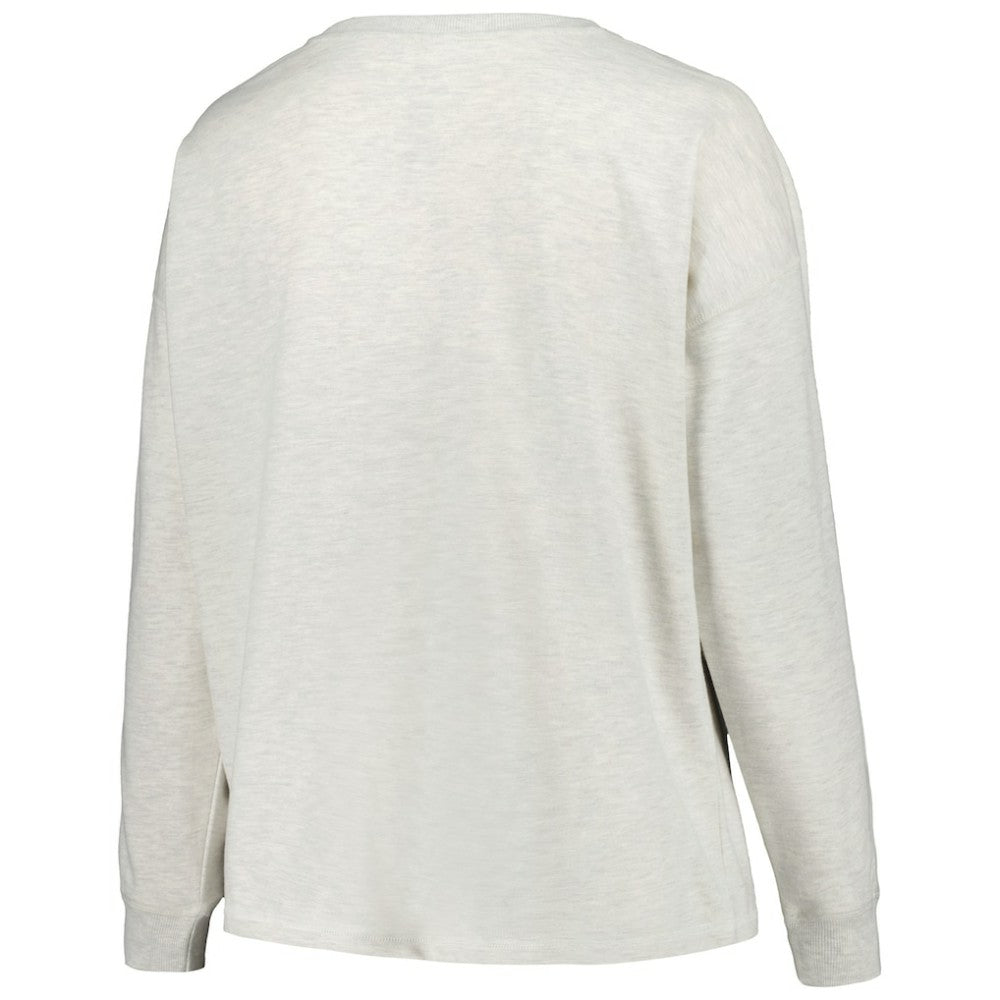Houston Astros Profile Women's Plus Size French Terry Pullover Sweatshirt - MLB