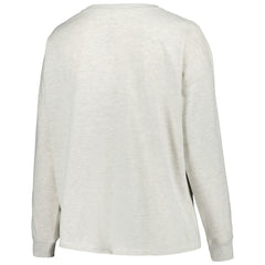 Houston Astros Profile Women's Plus Size French Terry Pullover Sweatshirt - MLB
