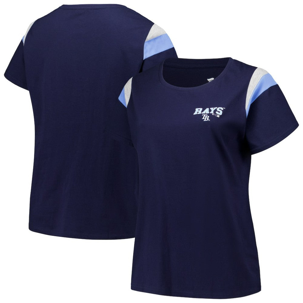 Tampa Bay Rays Profile Women's Plus Size Scoop Neck T-Shirt - MLB