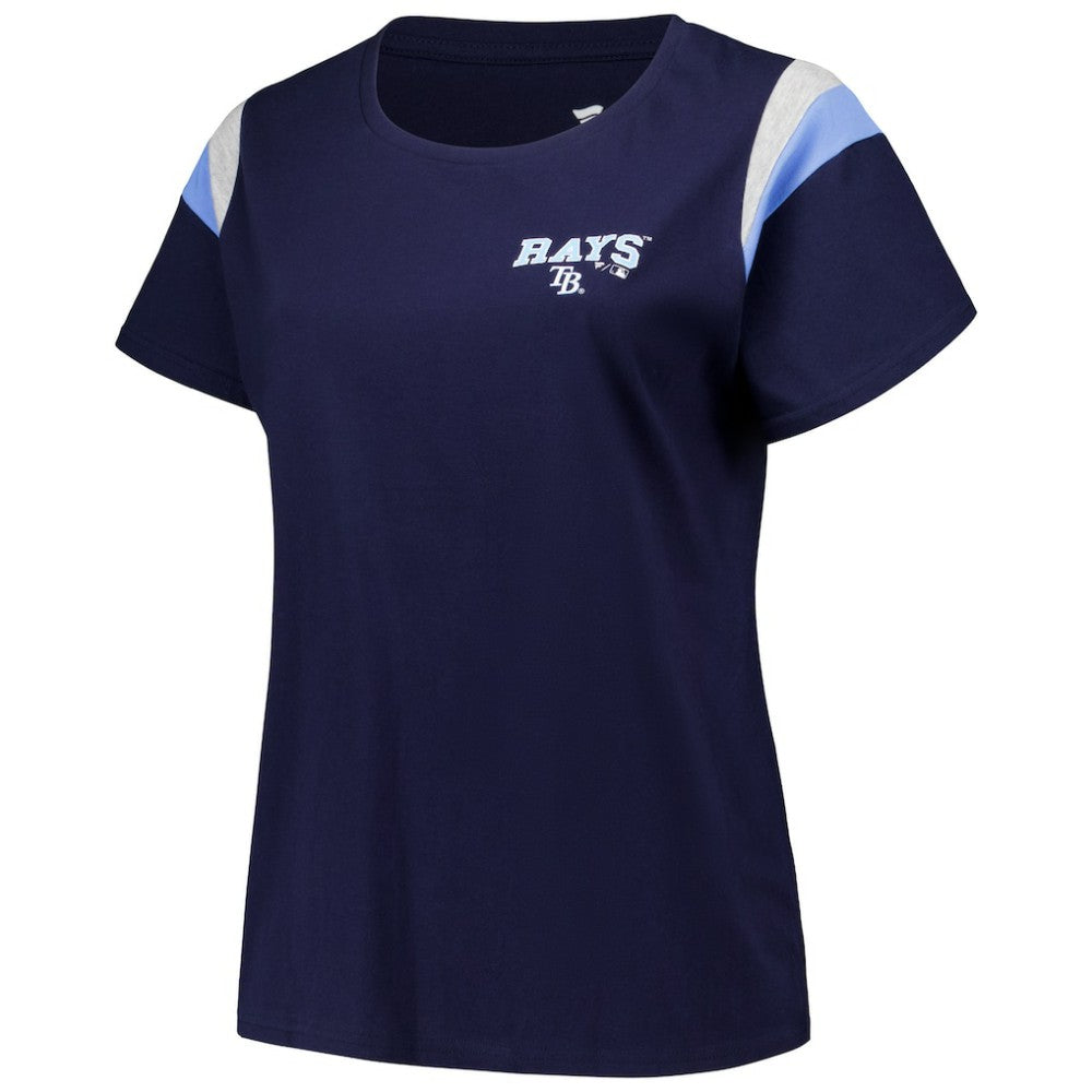 Tampa Bay Rays Profile Women's Plus Size Scoop Neck T-Shirt - MLB