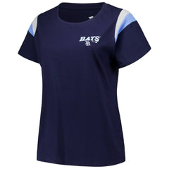 Tampa Bay Rays Profile Women's Plus Size Scoop Neck T-Shirt - MLB