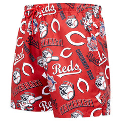 Cincinnati Reds Pro Standard Toss Logo Woven Shorts - MLB