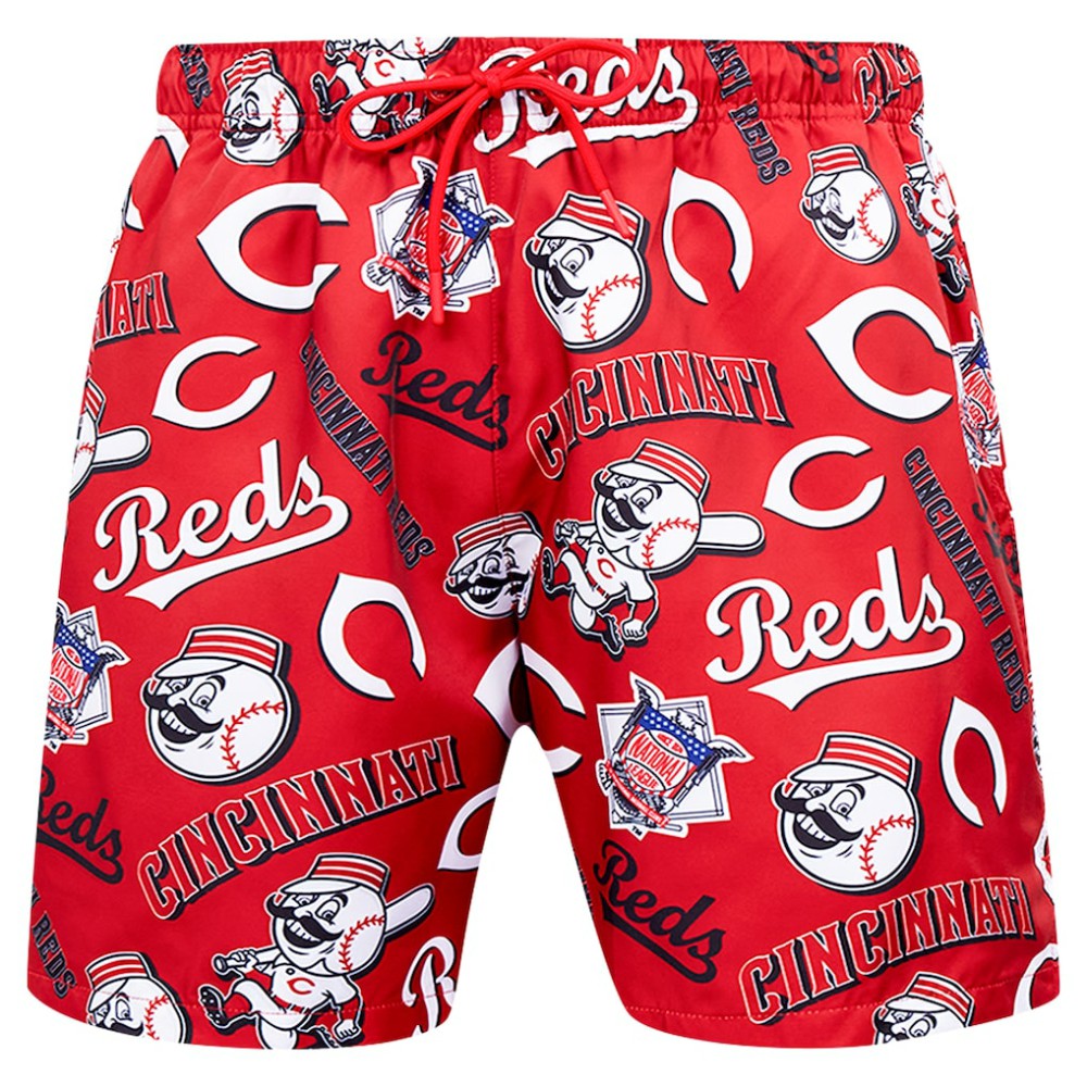 Cincinnati Reds Pro Standard Toss Logo Woven Shorts - MLB