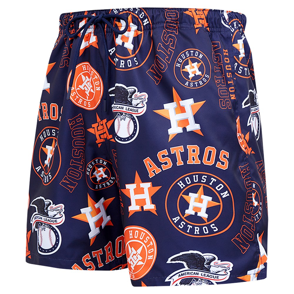 Houston Astros Pro Standard Toss Logo Woven Shorts - MLB