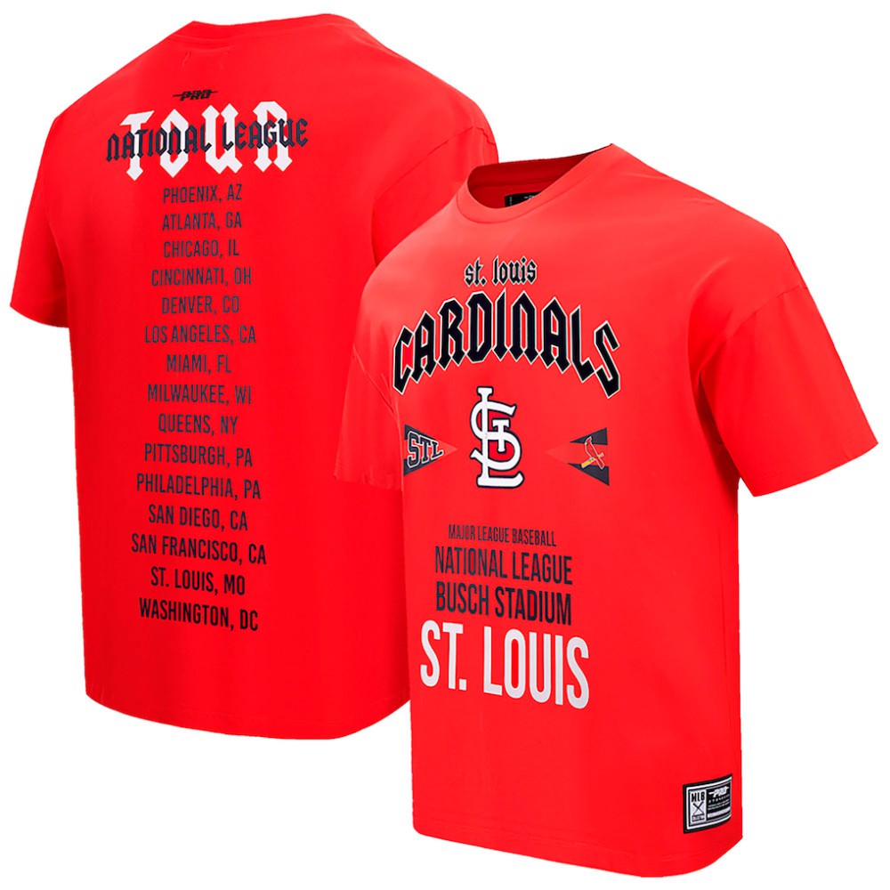 St. Louis Cardinals Pro Standard Oversized City Tour T-Shirt - MLB