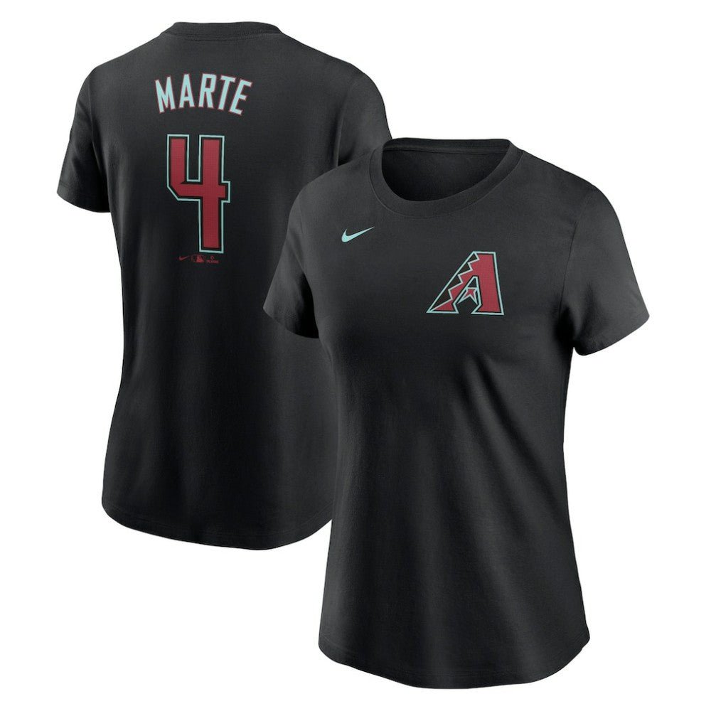 Ketel Marte Arizona Diamondbacks Nike Women's 2024 Fuse Name & Number T-Shirt - MLB