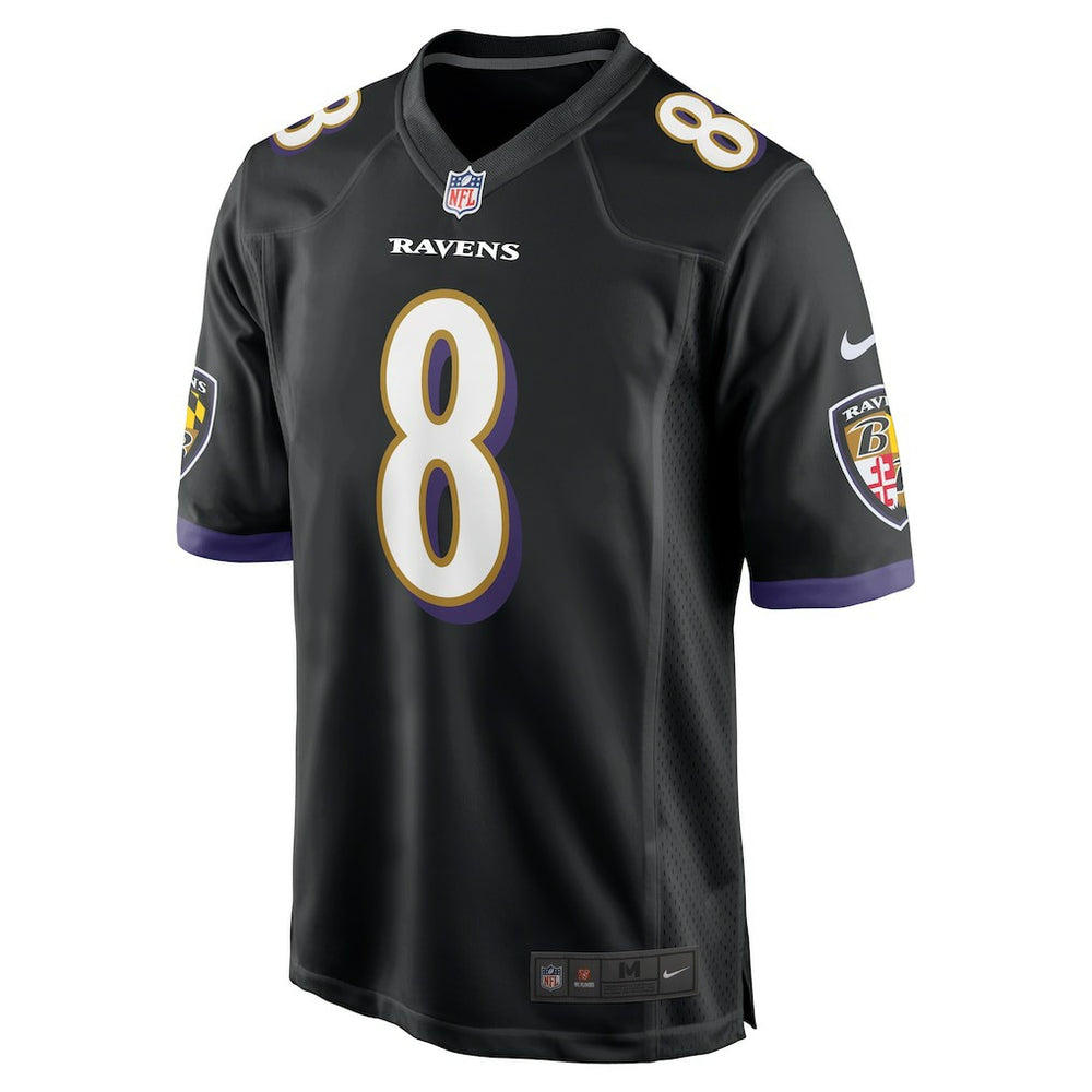 Lamar Jackson Baltimore Ravens Alternate Game Jersey Black | Nike for Sale