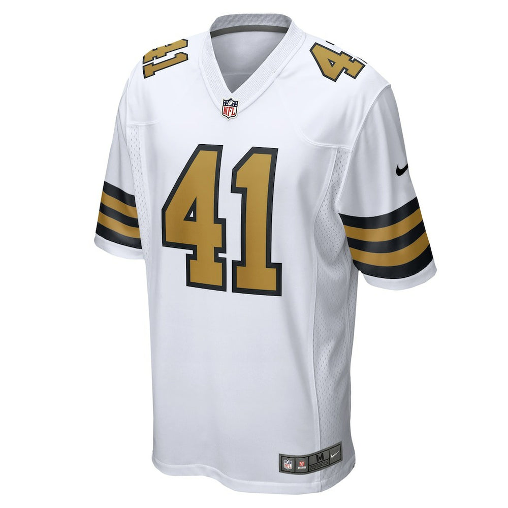 Alvin Kamara New Orleans Saints Alternate Game Jersey White | Nike for Sale