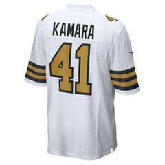 Alvin Kamara New Orleans Saints Alternate Game Jersey White | Nike for Sale