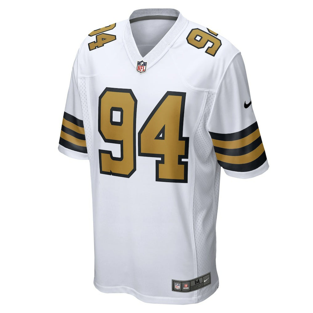 Cameron Jordan New Orleans Saints Alternate Game Jersey White | Nike for Sale