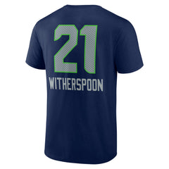 Devon Witherspoon Seattle Seahawks Team Wordmark Player Name & Number T-Shirt College Navy | NFL
