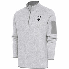 Juventus Elevate Quarter-Zip Pullover Heather Gray - FIFA World CUP
