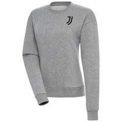Juventus Women's Takeover Crewneck Pullover Sweatshirt Heather Gray - FIFA World CUP