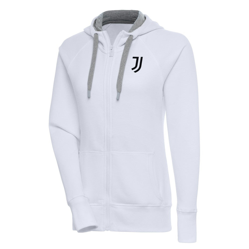 Juventus Women's Takeover Full-Zip Hoodie White - FIFA World CUP