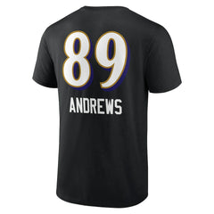 Mark Andrews Baltimore Ravens Team Wordmark Player Name & Number T-Shirt Black | NFL