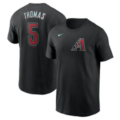 Alek Thomas Arizona Diamondbacks Nike 2024 Fuse Name & Number T-Shirt - MLB