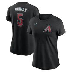 Alek Thomas Arizona Diamondbacks Nike Women's 2024 Fuse Name & Number T-Shirt - MLB
