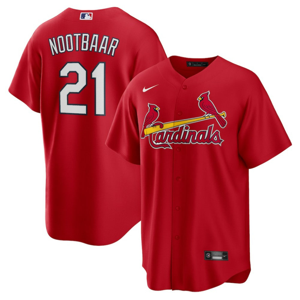 Lars Nootbaar St. Louis Cardinals Nike Big & Tall Alternate Replica Player Jersey - MLB