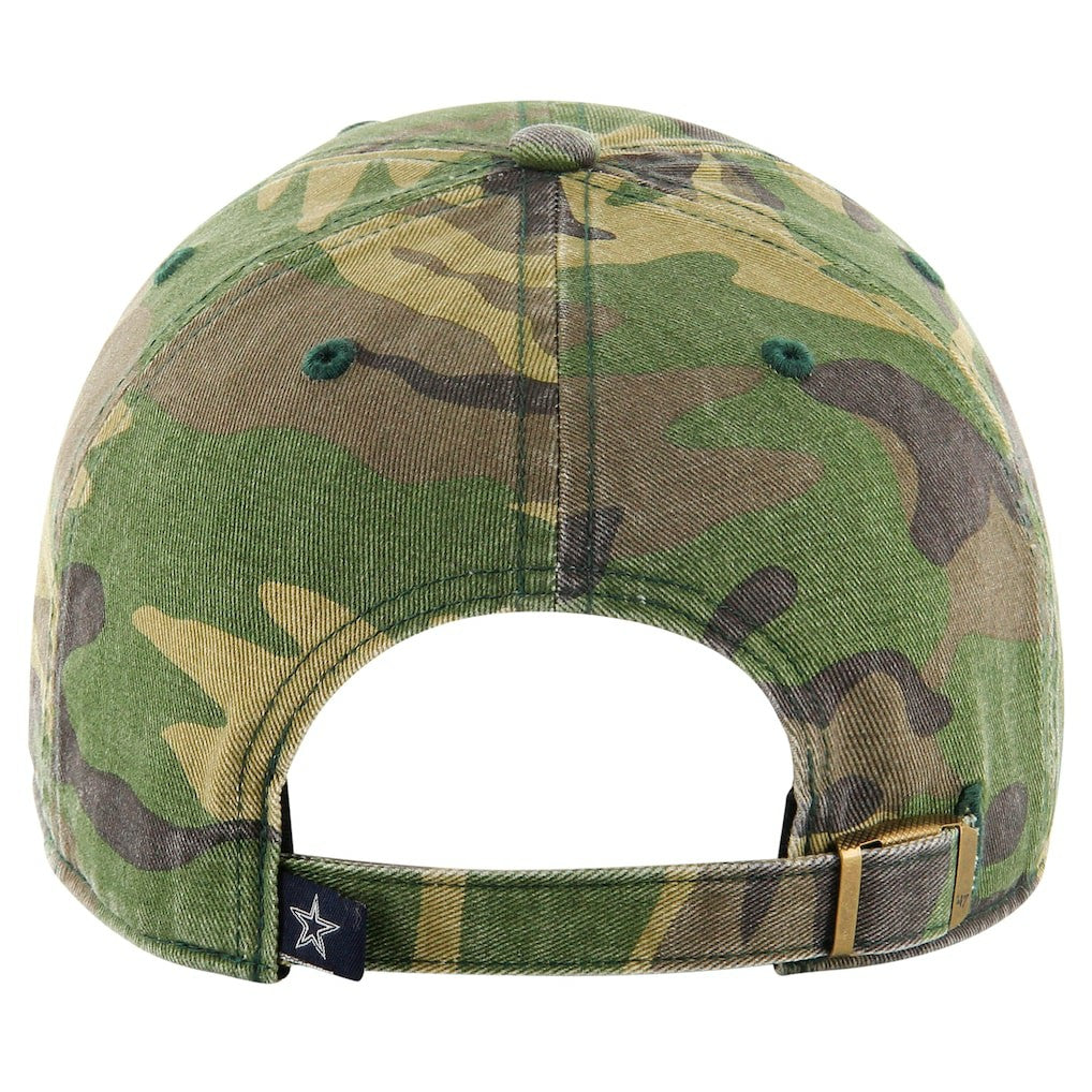 Dallas Cowboys '47 Woodland Clean Up Adjustable Hat Camo | 47 brand