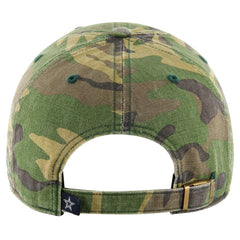 Dallas Cowboys '47 Woodland Clean Up Adjustable Hat Camo | 47 brand