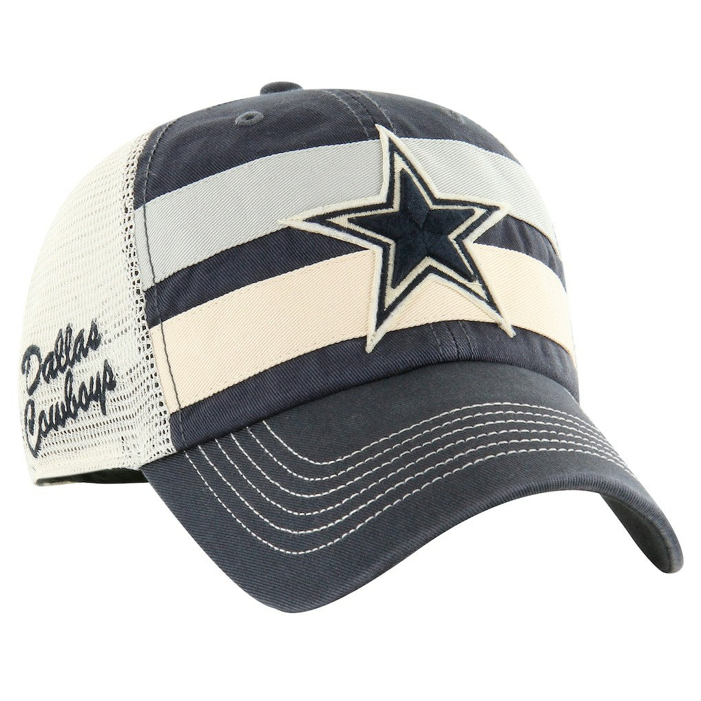 Dallas Cowboys '47 Clubhouse Boon Trucker Clean Up Adjustable Hat Navy/Natural | 47 brand