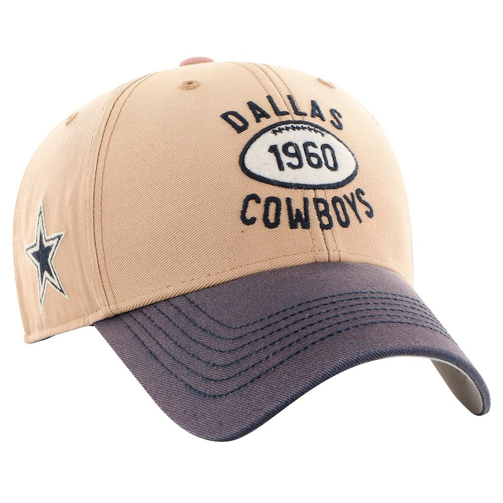 Dallas Cowboys '47 Dusted Ailene MVP Adjustable Hat Tan/Navy | 47 brand
