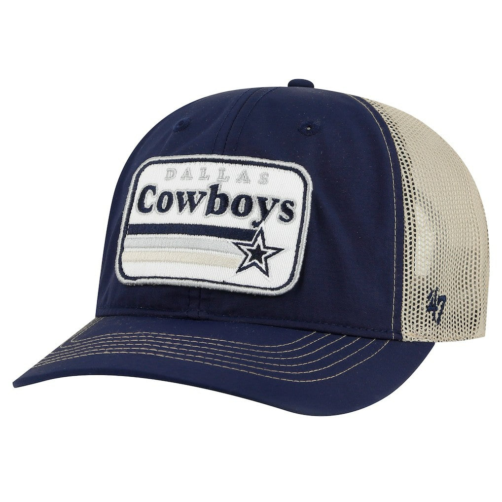 Dallas Cowboys '47 Campscape Trucker Adjustable Hat Navy/Natural | 47 brand