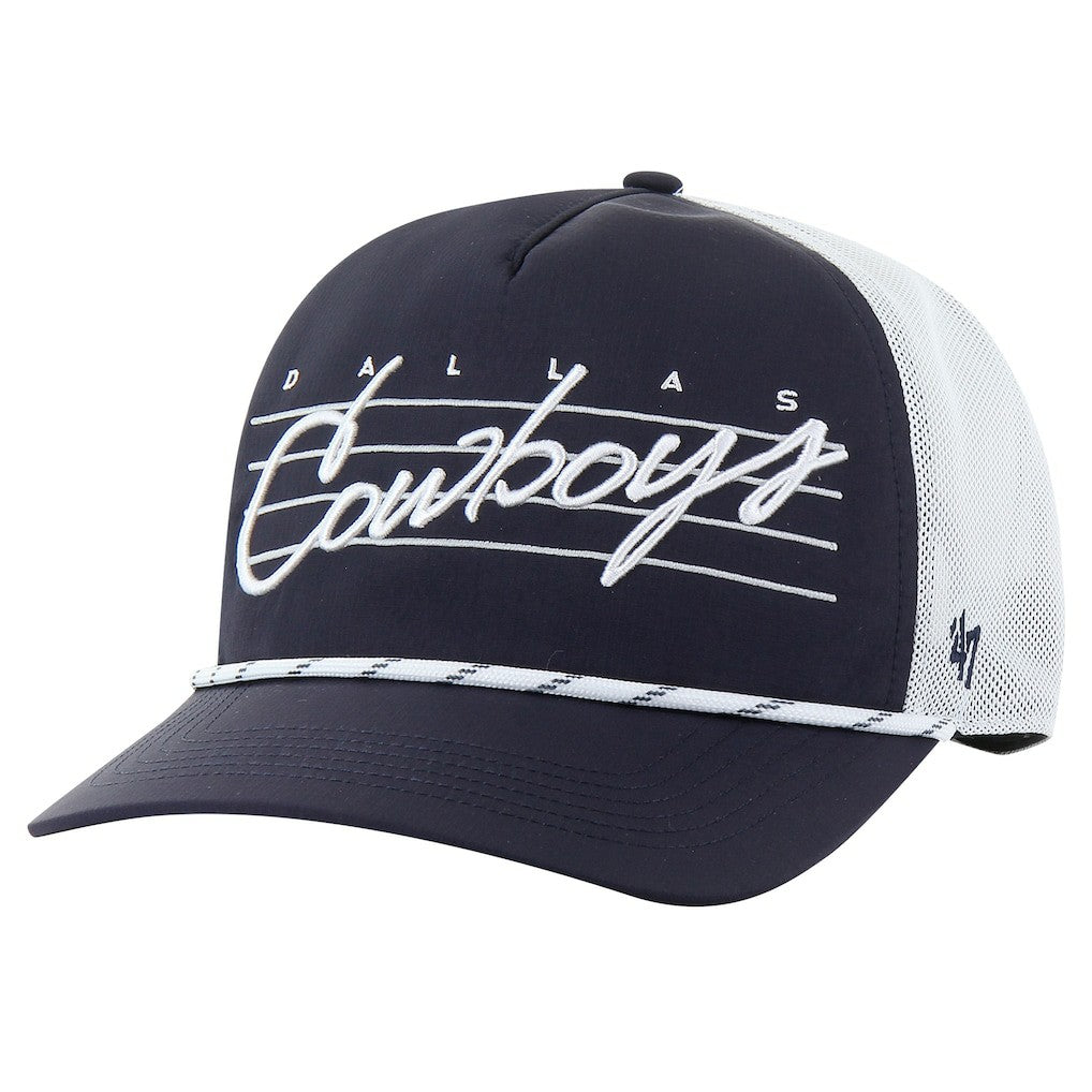 Dallas Cowboys '47 Downburst Relaxed Hitch Trucker Adjustable Hat Navy/White | 47 brand
