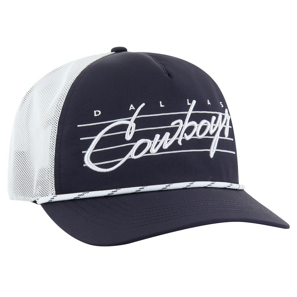 Dallas Cowboys '47 Downburst Relaxed Hitch Trucker Adjustable Hat Navy/White | 47 brand