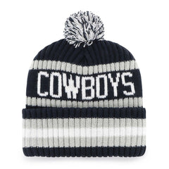 Dallas Cowboys '47 Bering Cuffed Knit Hat with Pom Navy | 47 brand