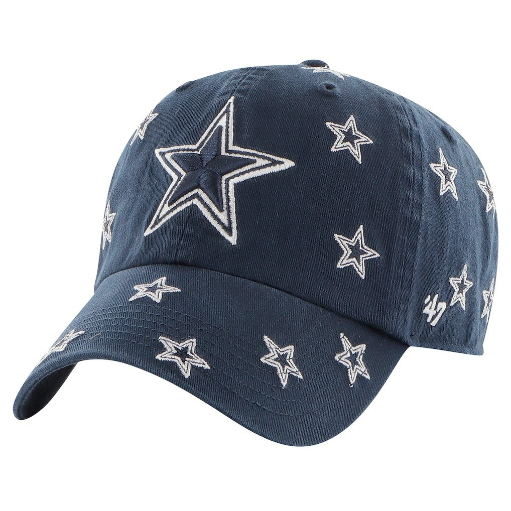 Dallas Cowboys '47 Women's Confetti Clean Up Adjustable Hat Navy | 47 brand