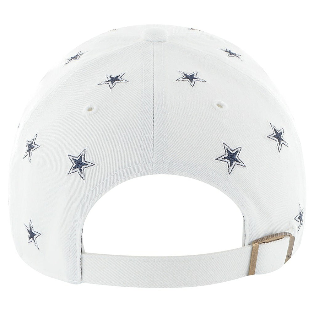 Dallas Cowboys '47 Women's Confetti Clean Up Adjustable Hat White | 47 brand