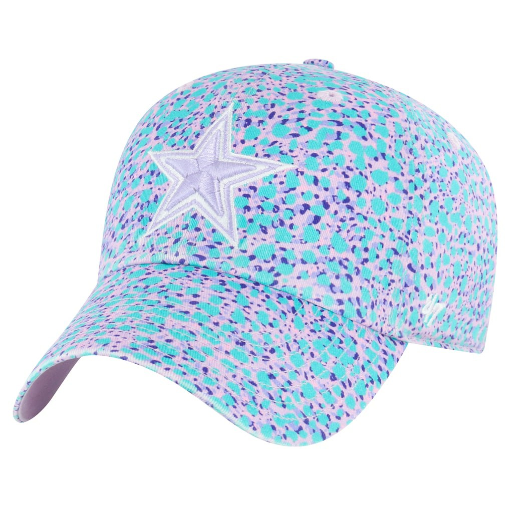 Dallas Cowboys '47 Girls Youth Cosmic Burst Clean Up Adjustable Hat Blue | 47 brand