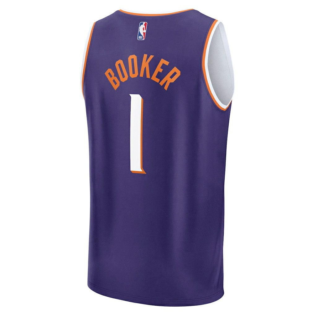Devin Booker Phoenix Suns Youth Fast Break Player Jersey Icon Editi- Purple - NBA