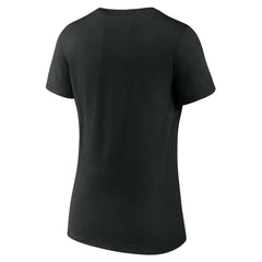 Detroit Lions Women's Victory Arch V-Neck T-Shirt Black | NFL