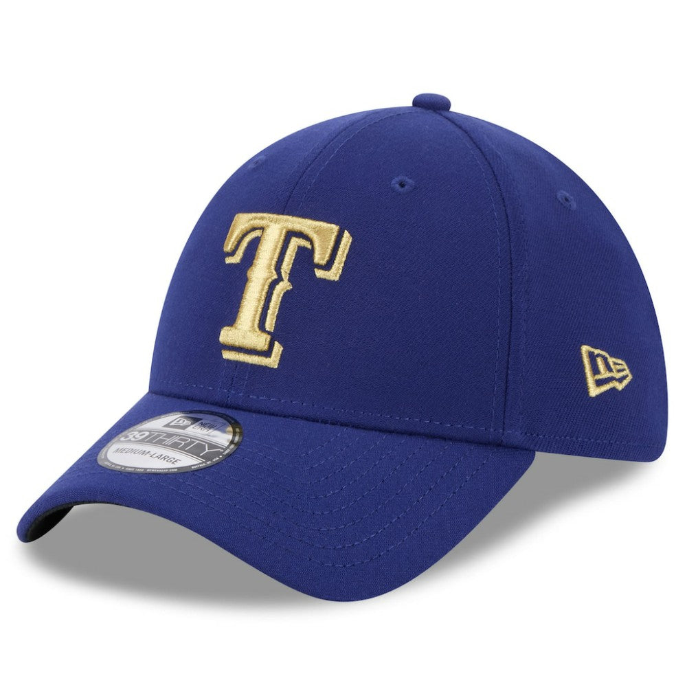 Texas Rangers New Era 2024 Gold Collection 39THIRTY Flex Hat - MLB