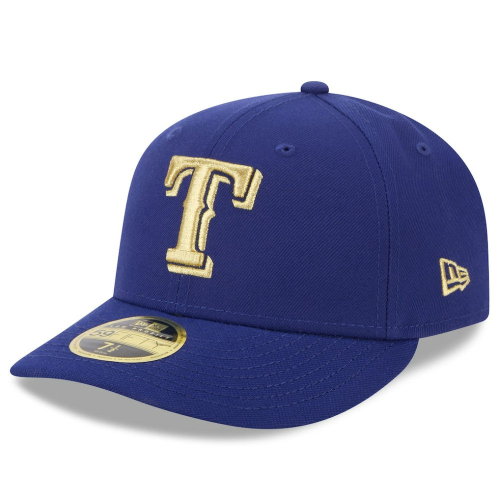Texas Rangers New Era 2024 Gold Collection Low Profile 59FIFTY Fitted Hat - MLB