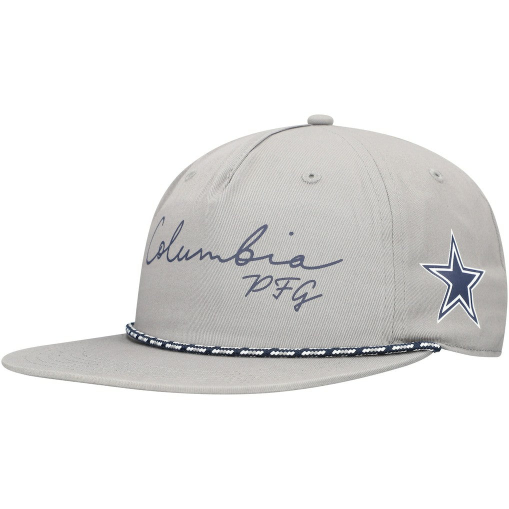 Dallas Cowboys PHG Back Tack Adjustable Hat Gray | Columbia