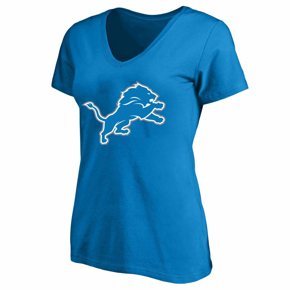 Amon-Ra St. Brown Detroit Lions Women's Plus Size Name & Number V-Neck T-Shirt Blue | Fanatics