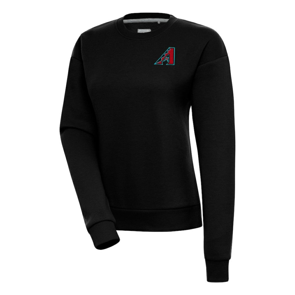 Arizona Diamondbacks Antigua Women's  Victory Crewneck Pullover Sweatshirt – Black Pullover - MLB